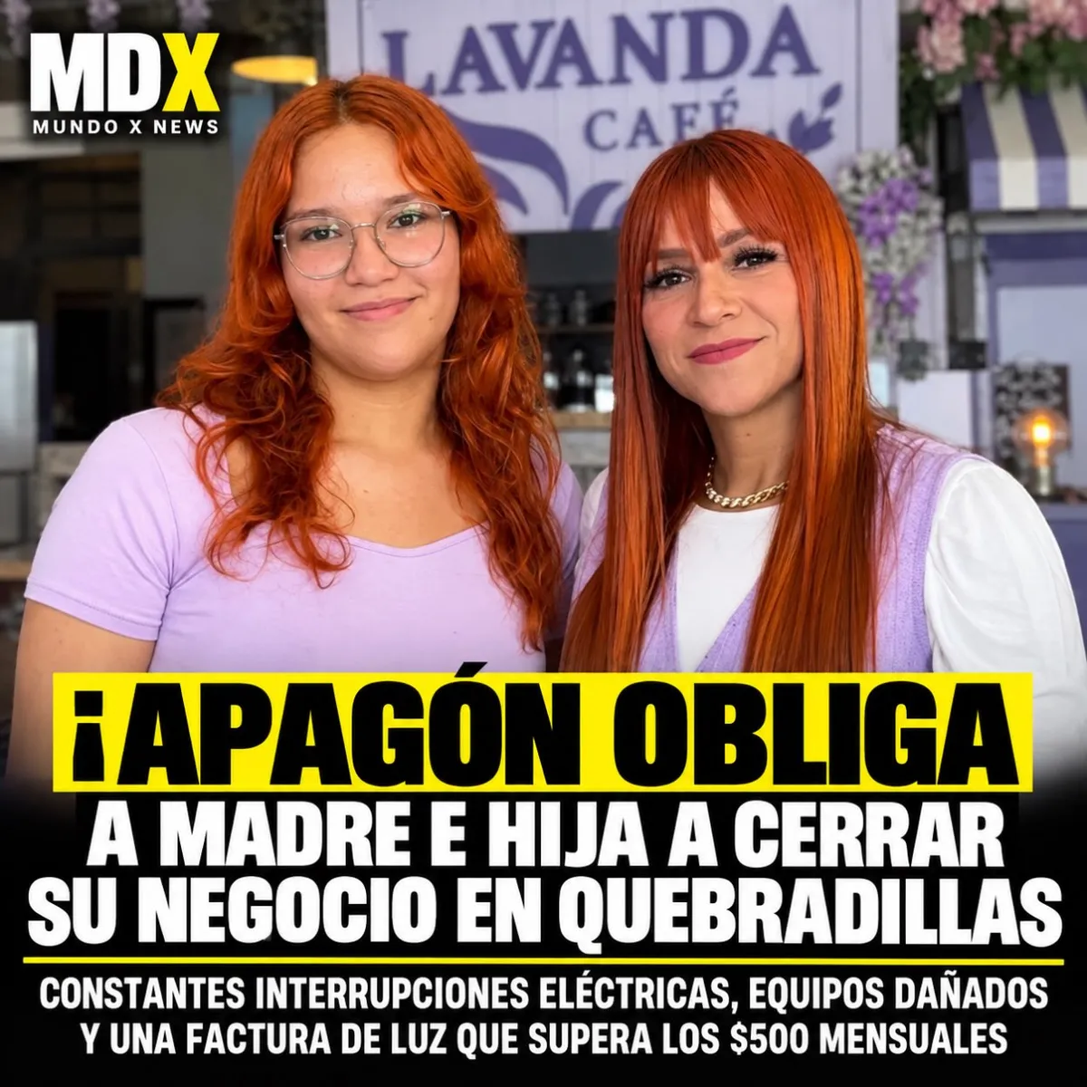 Entre lágrimas, una madre y su hija cierran su café en Quebradillas tras otro apagón