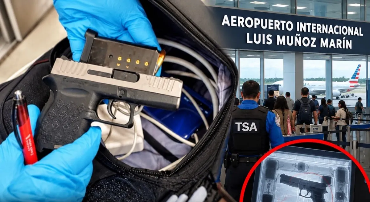 Crecen las incautaciones de armas de fuego a pasajeros en el Aeropuerto Luis Muñoz Marín