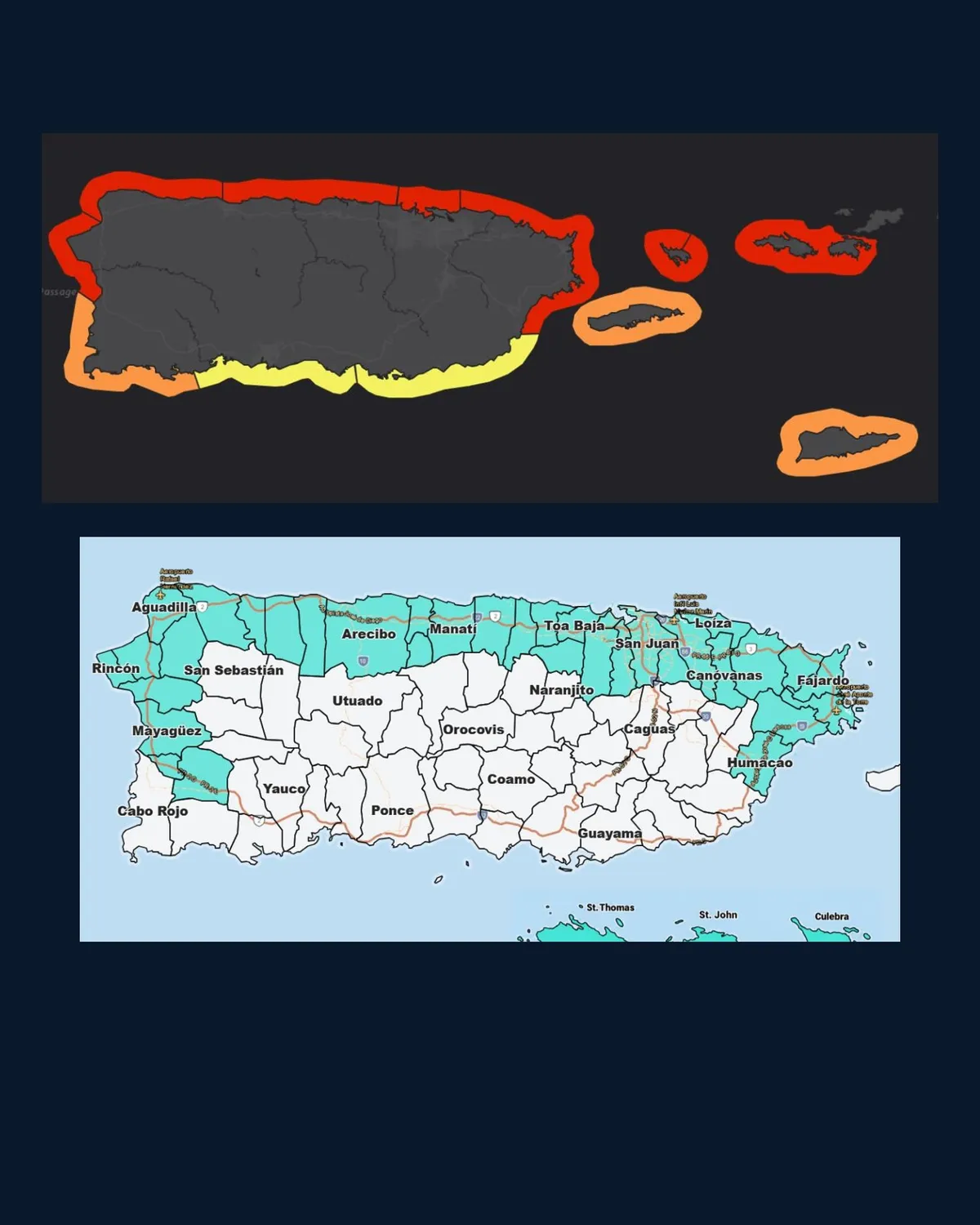 El tiempo en Puerto Rico hoy, miércoles 21 de octubre de 2026: día más tranquilo y caluroso, con riesgo alto de corrientes marinas en el norte