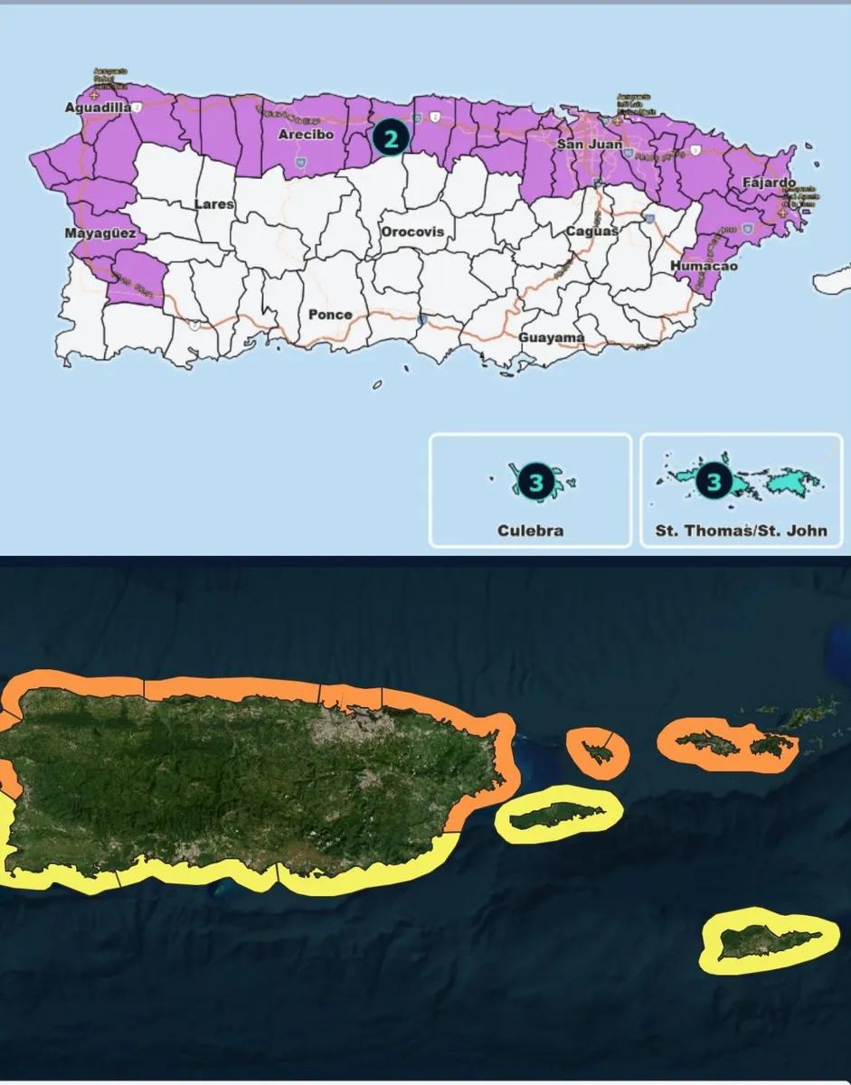 El tiempo en Puerto Rico hoy, viernes 23 de octubre de 2026: oleaje peligroso con olas de 8 a 12 pies y aguaceros con tronadas