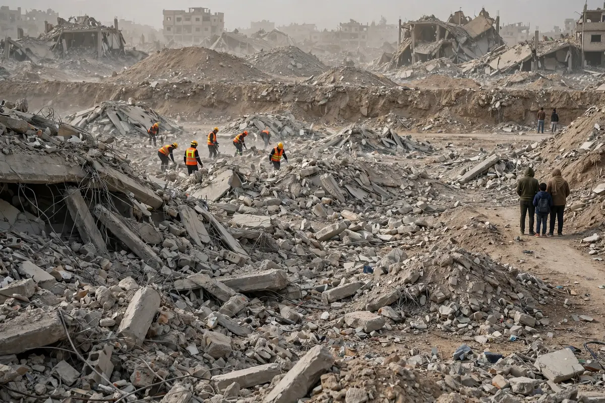 Las familias de Gaza temen que la retirada de escombros borre para siempre los restos de sus desaparecidos