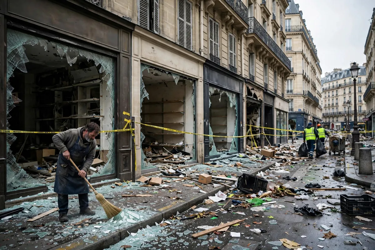 Francia calcula en cientos de millones de euros las pérdidas por la ola de saqueos del «día de furia»
