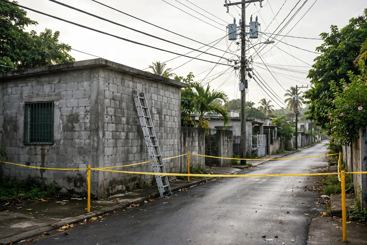 Muere electrocutado un hombre de 73 años al tocar su escalera una línea eléctrica en Villa Palmeras