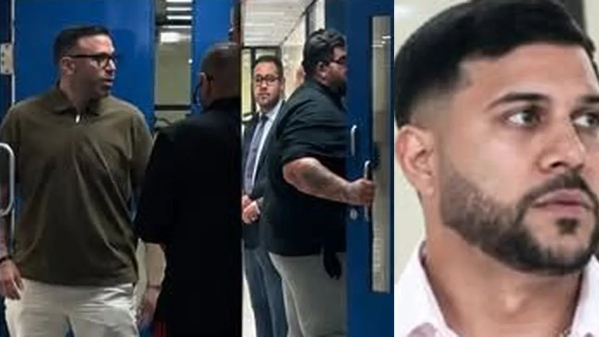 Molusco llega al tribunal como testigo de Fiscalía en el juicio contra Gallo The Producer por agresión a Mondongo