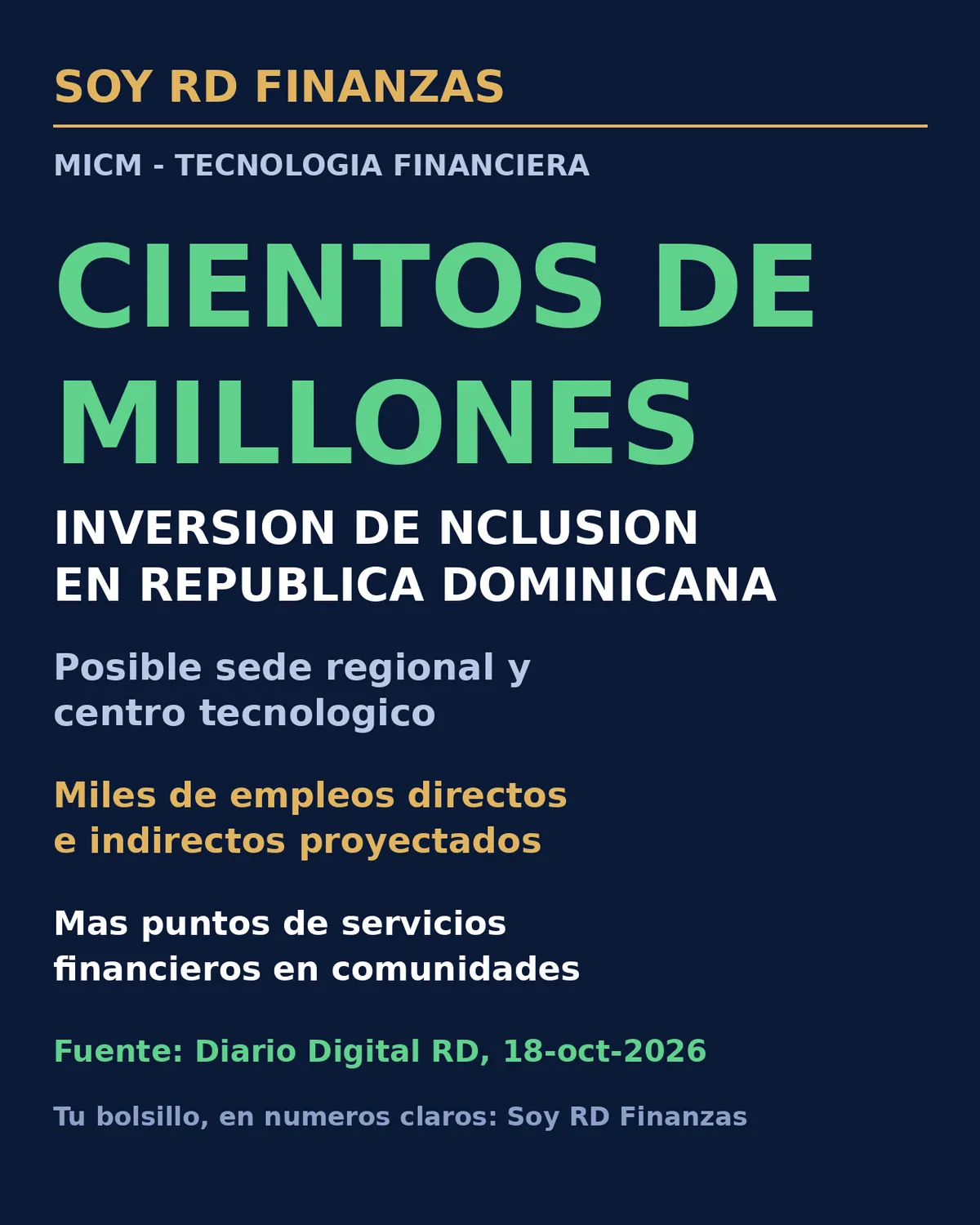 NCLUSION ampliará su inversión en RD: posible sede regional, centro tecnológico y miles de empleos