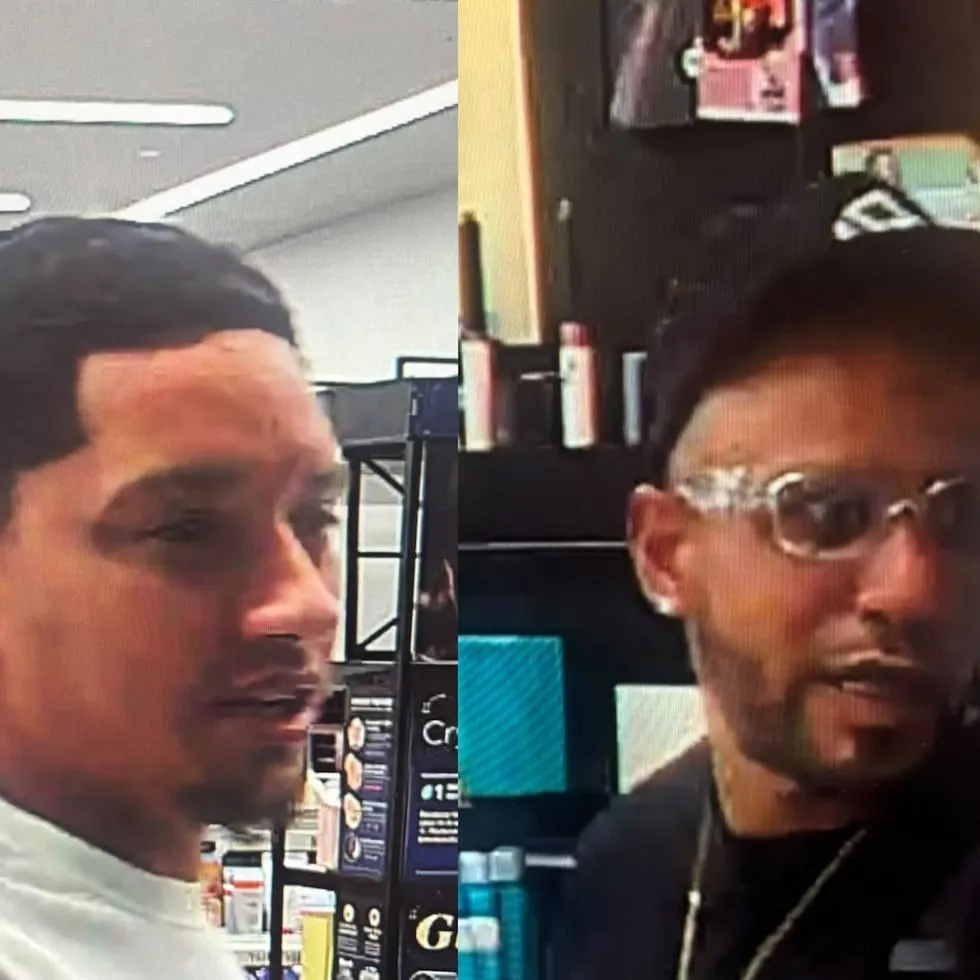 La Policía pide ayuda para identificar a dos hombres que se llevaron $1,566 en mercancía de una tienda en Bayamón