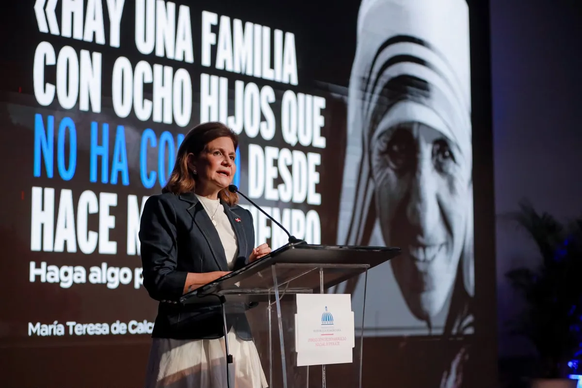 Raquel Peña destaca la reducción de la pobreza en República Dominicana