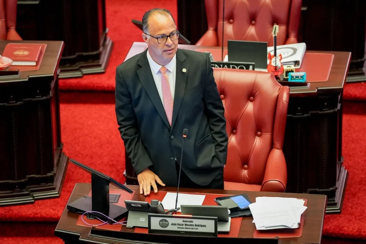 El senador Juan Oscar Morales reta a Oronoz: si la reforma judicial es inconstitucional, que la impugne en los tribunales