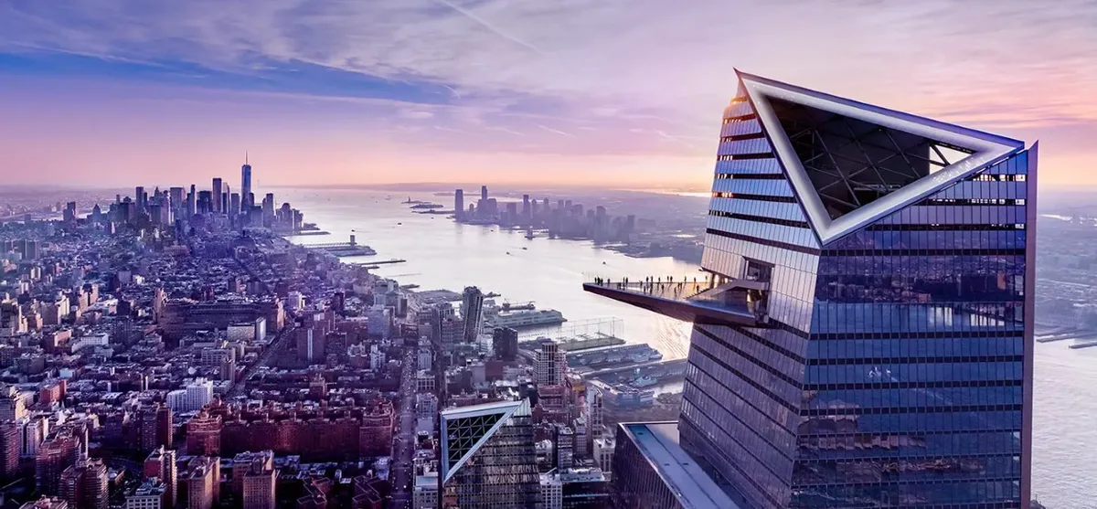 The Edge: el mirador de cristal que flota a 100 pisos sobre Nueva York