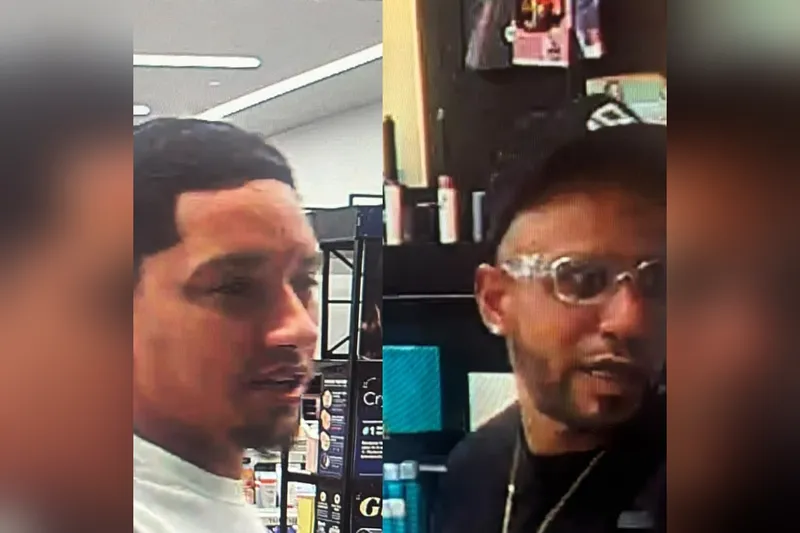 La Policía pide ayuda para identificar a dos hombres que se llevaron $1,566 en mercancía de una tienda en Bayamón