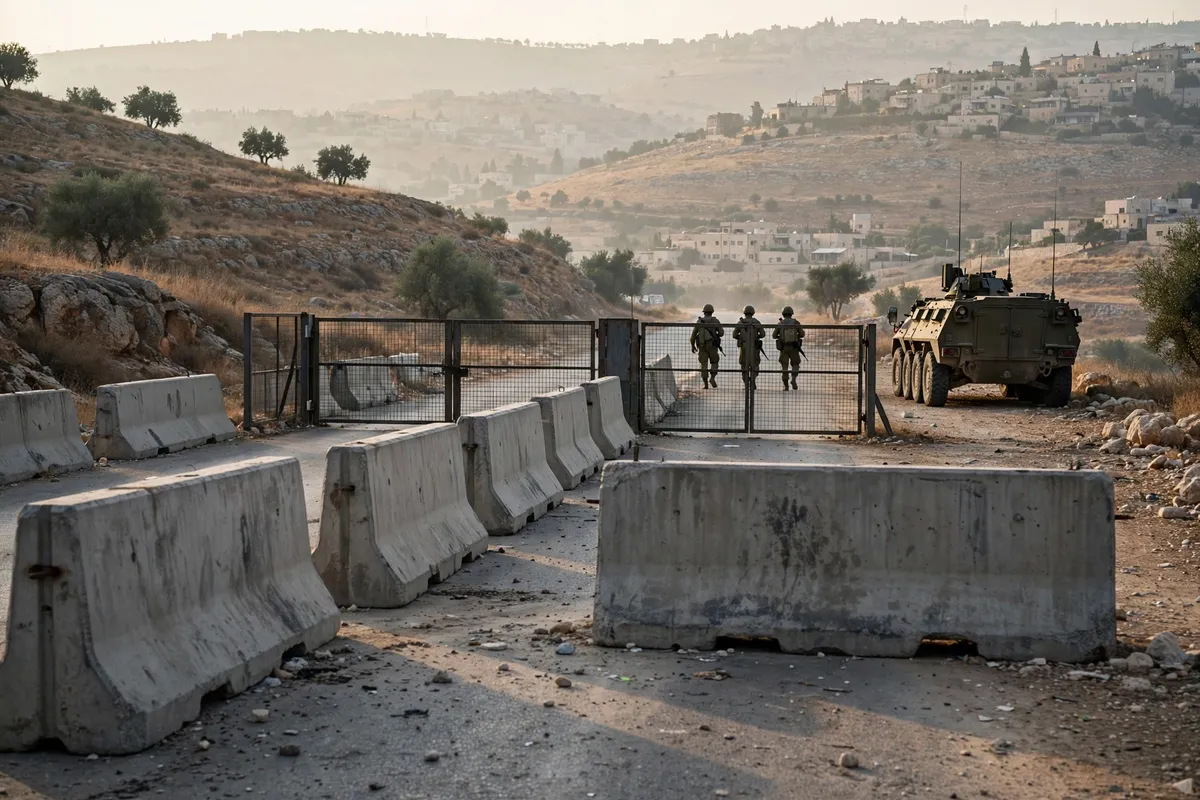 Un tiroteo en Hebrón deja cinco heridos y Netanyahu ordena preparar el cierre total de Cisjordania